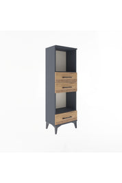 Arges Dolap 2 Raflı 3 Çekmeceli 44x30x134 - S16M051V6A