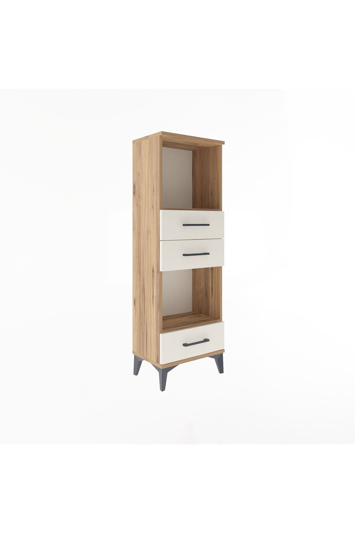 Arges Dolap 2 Raflı 3 Çekmeceli 44x30x134 - S16M051V7A