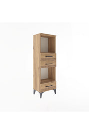 Arges Dolap 2 Raflı 3 Çekmeceli 44x30x134 - S16M051V9A