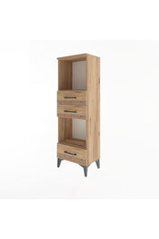 Arges Dolap 2 Raflı 3 Çekmeceli 44x30x134 - S16M051V9A