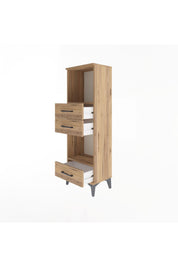 Arges Dolap 2 Raflı 3 Çekmeceli 44x30x134 - S16M051V9A
