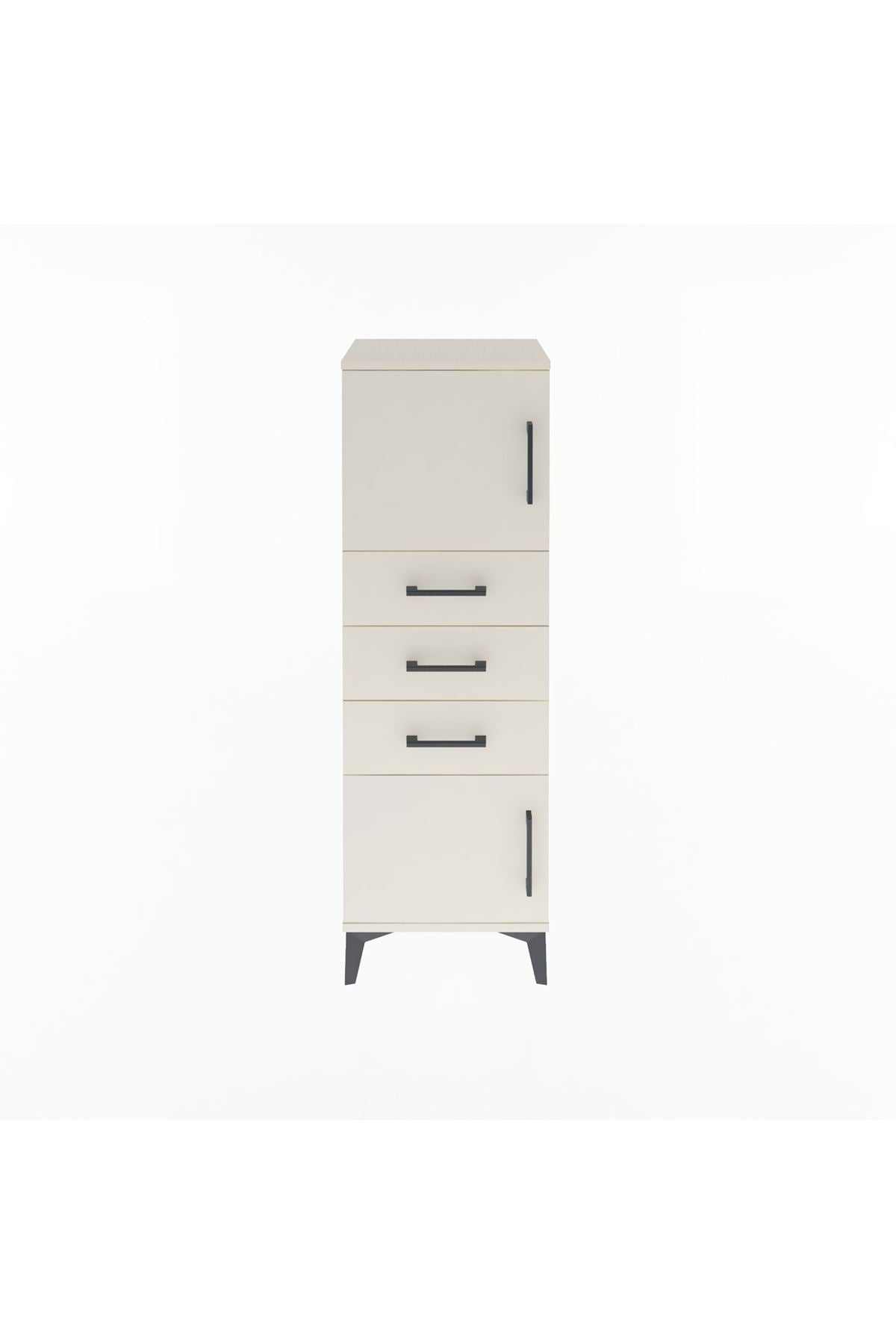 Arges Dolap 2 Raflı 3 Çekmeceli 2 Kapaklı 44x30x134 - S16M052V1A