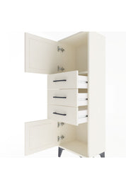 Arges Dolap 2 Raflı 3 Çekmeceli 2 Kapaklı 44x30x134 - S16M052V1A