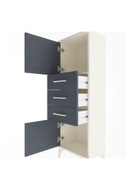 Arges Dolap 2 Raflı 3 Çekmeceli 2 Kapaklı 44x30x134 - S16M052V2A