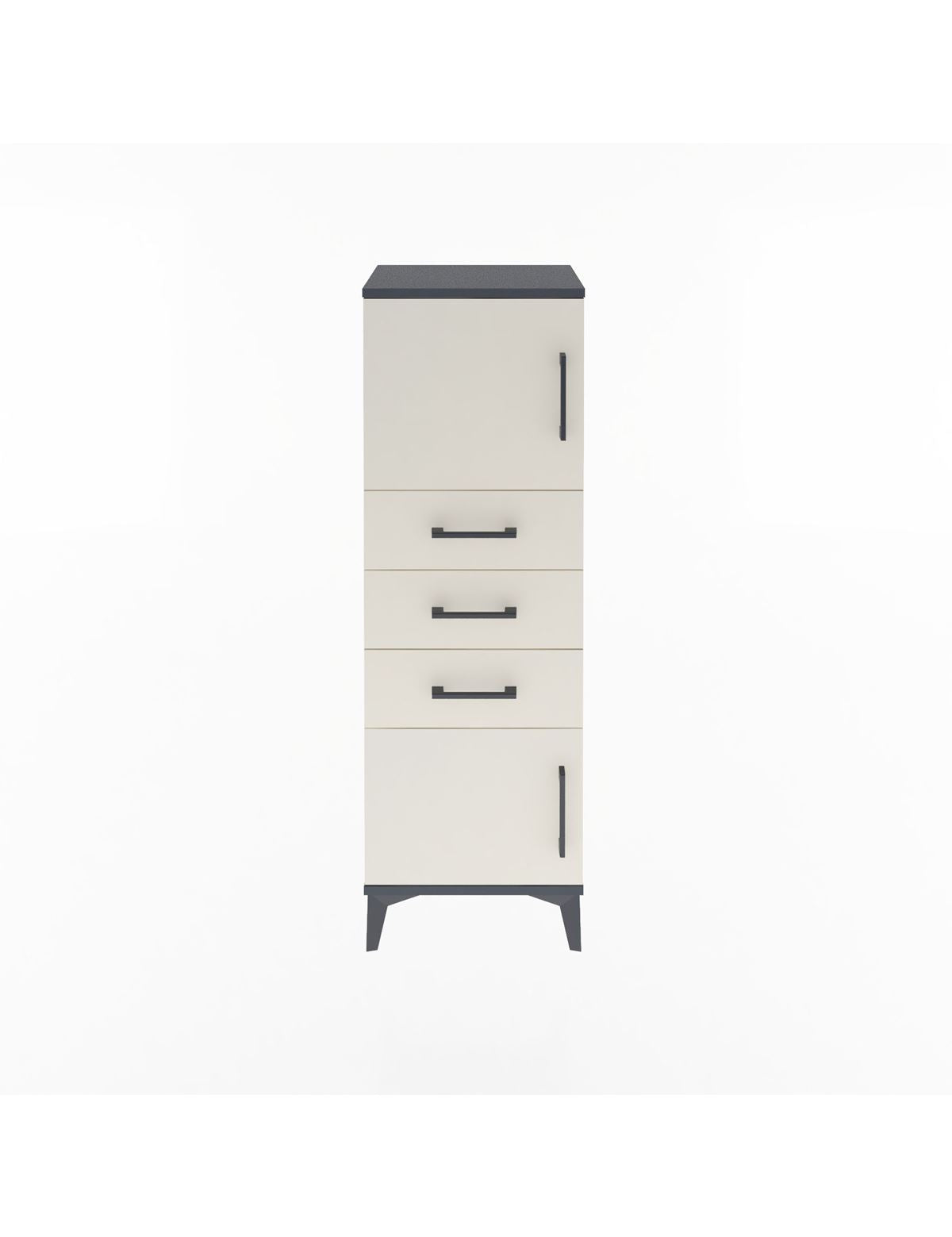 Arges Dolap 2 Raflı 3 Çekmeceli 2 Kapaklı 44x30x134 - S16M052V4A