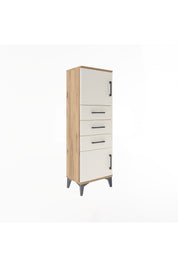 Arges Dolap 2 Raflı 3 Çekmeceli 2 Kapaklı 44x30x134 - S16M052V7A