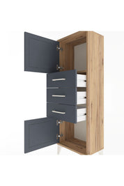 Arges Dolap 2 Raflı 3 Çekmeceli 2 Kapaklı 44x30x134 - S16M052V8A
