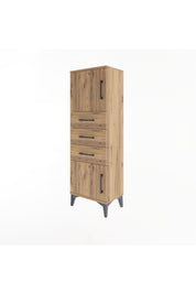 Arges Dolap 2 Raflı 3 Çekmeceli 2 Kapaklı 44x30x134 - S16M052V9A