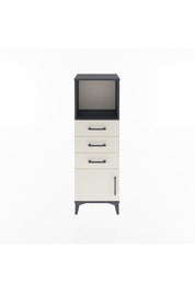 Arges Dolap Tek Raflı 3 Çekmeceli Tek Kapaklı 44x30x134 - S16M053V4A