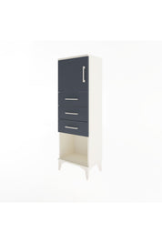 Arges Dolap Tek Raflı 3 Çekmeceli Tek Kapaklı 44x30x134 - S16M054V2A