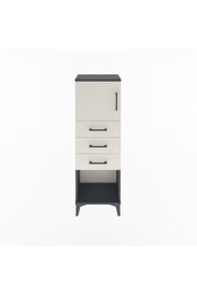 Arges Dolap Tek Raflı 3 Çekmeceli Tek Kapaklı 44x30x134 - S16M054V4A