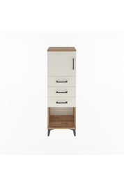 Arges Dolap Tek Raflı 3 Çekmeceli Tek Kapaklı 44x30x134 - S16M054V7A