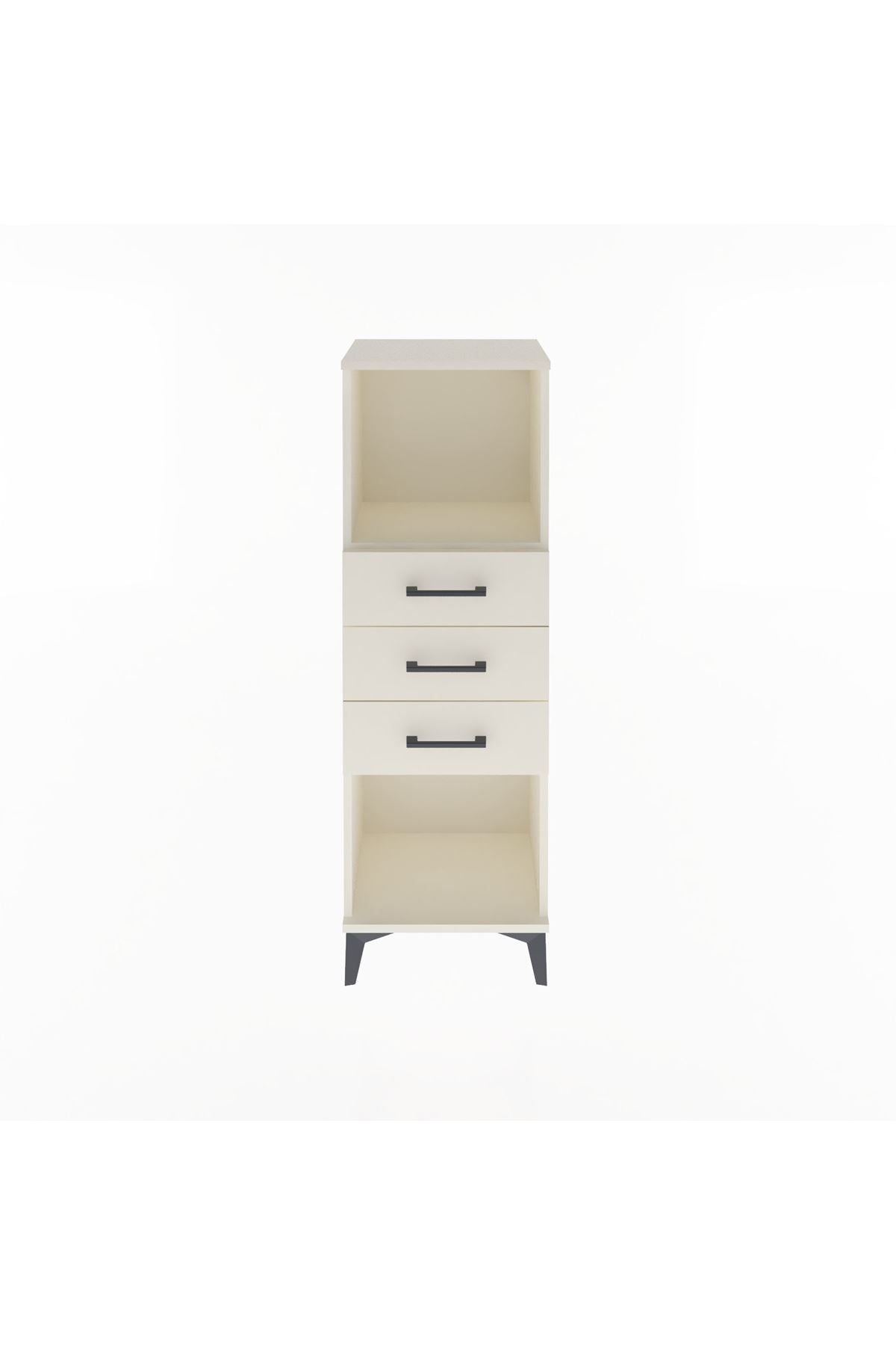 Arges Dolap Tek Raflı 3 Çekmeceli 44x30x134 - S16M055V1A