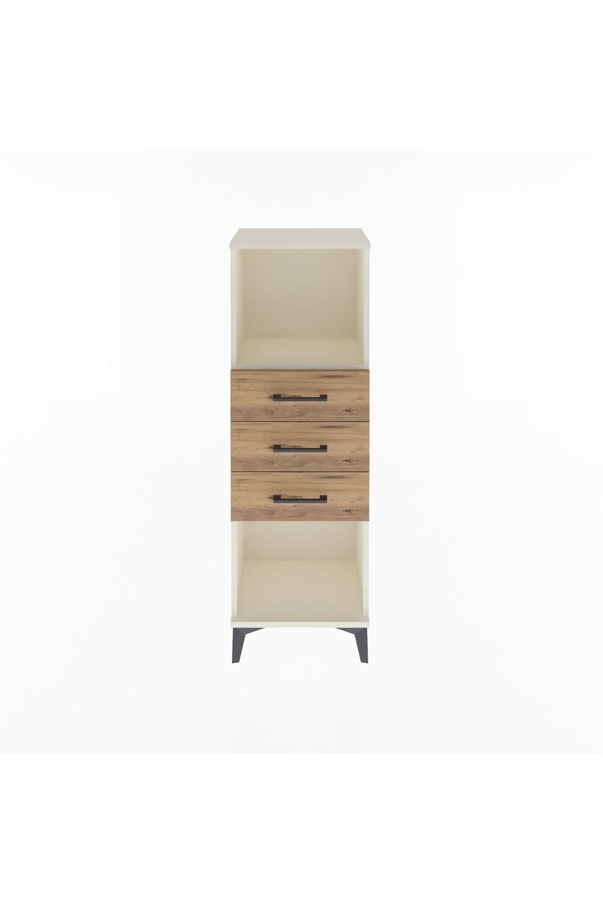 Arges Dolap Tek Raflı 3 Çekmeceli 44x30x134 - S16M055V3A