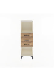 Arges Dolap Tek Raflı 3 Çekmeceli 44x30x134 - S16M055V3A