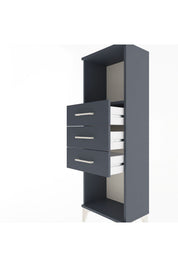 Arges Dolap Tek Raflı 3 Çekmeceli 44x30x134 - S16M055V5A