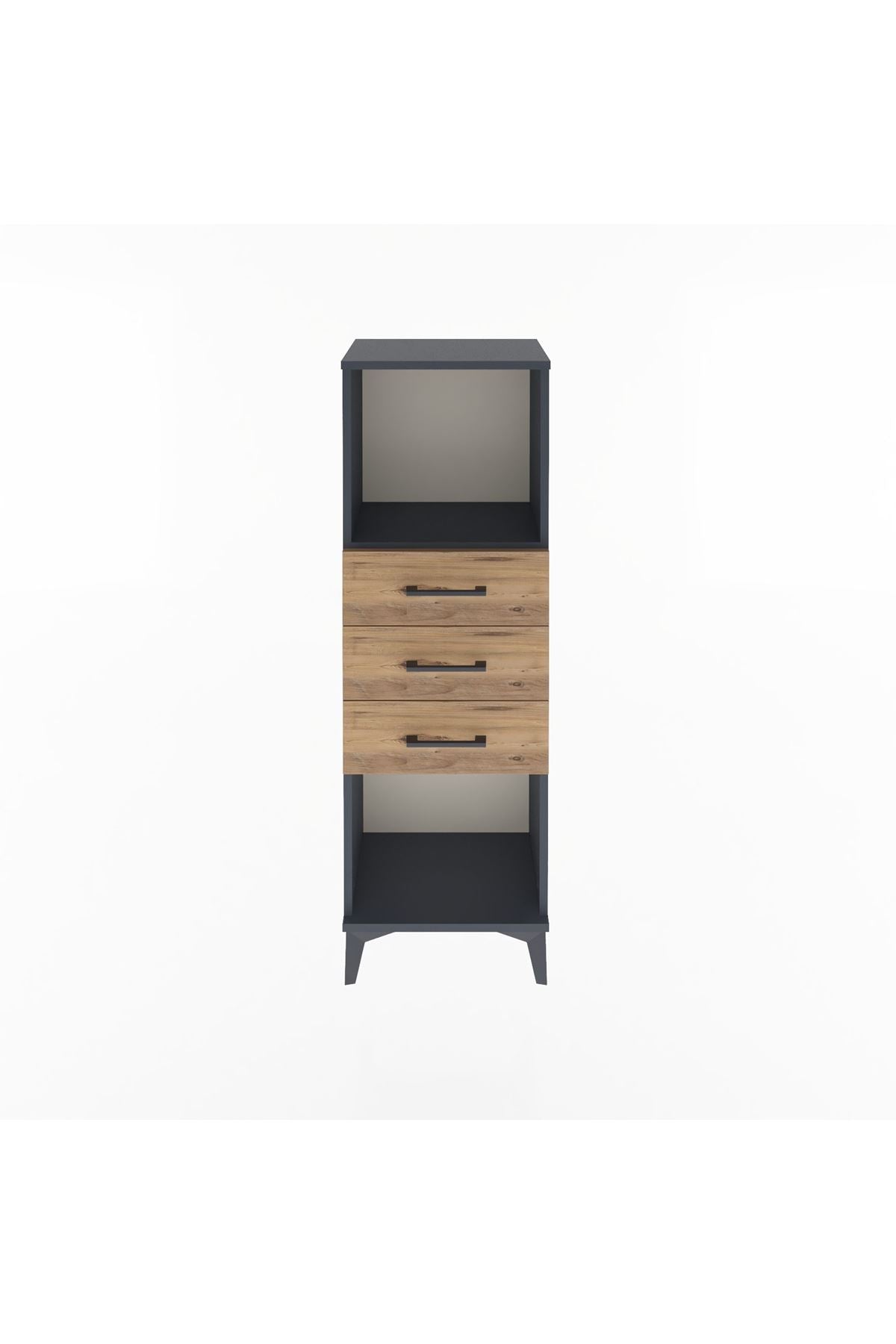 Arges Dolap Tek Raflı 3 Çekmeceli 44x30x134 - S16M055V6A