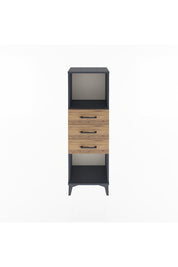 Arges Dolap Tek Raflı 3 Çekmeceli 44x30x134 - S16M055V6A