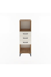 Arges Dolap Tek Raflı 3 Çekmeceli 44x30x134 - S16M055V7A