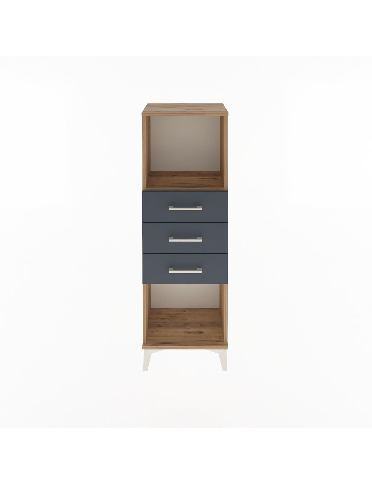 Arges Dolap Tek Raflı 3 Çekmeceli 44x30x134 - S16M055V8A