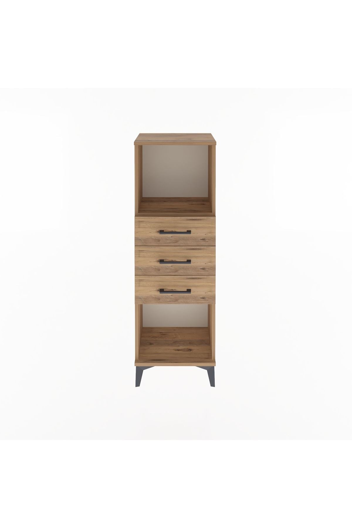 Arges Dolap Tek Raflı 3 Çekmeceli 44x30x134 - S16M055V9A