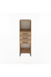 Arges Dolap Tek Raflı 3 Çekmeceli 44x30x134 - S16M055V9A