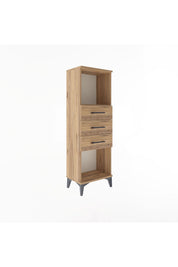 Arges Dolap Tek Raflı 3 Çekmeceli 44x30x134 - S16M055V9A