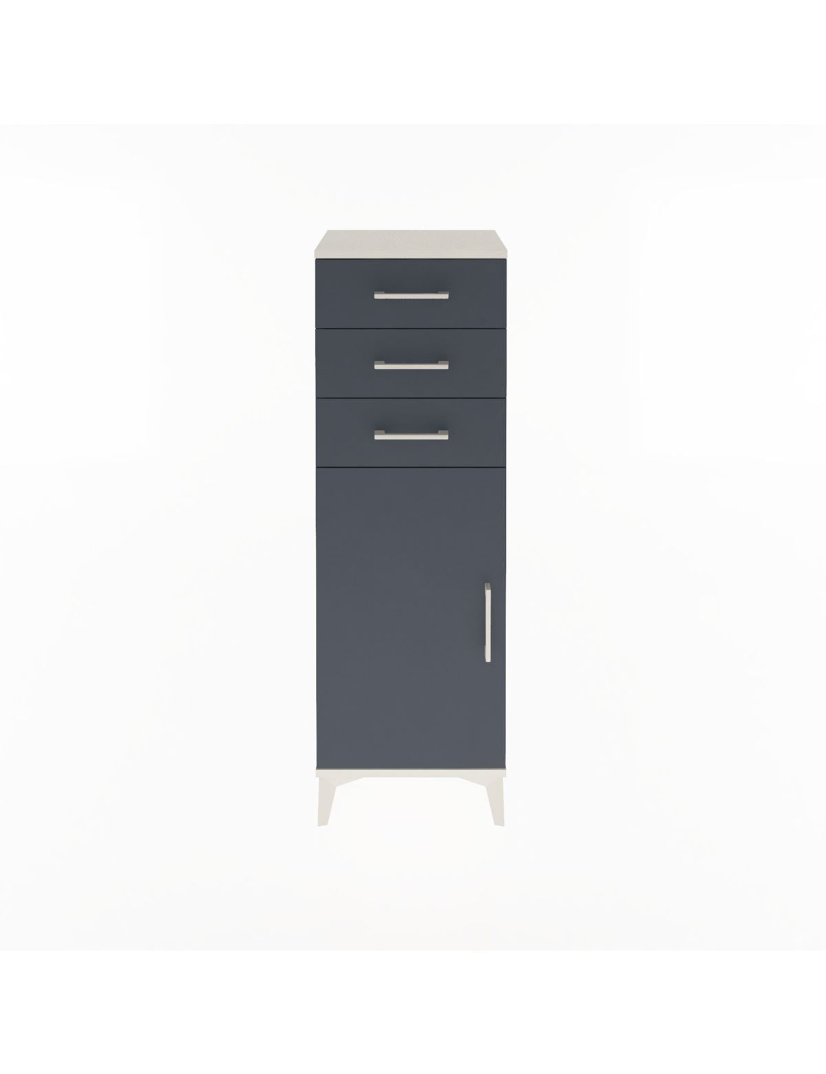 Arges Dolap 3 Çekmeceli Tek Kapaklı 44x30x134 - S16M056V2A