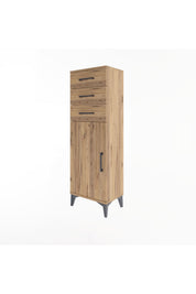Arges Dolap 3 Çekmeceli Tek Kapaklı 44x30x134 - S16M056V9A