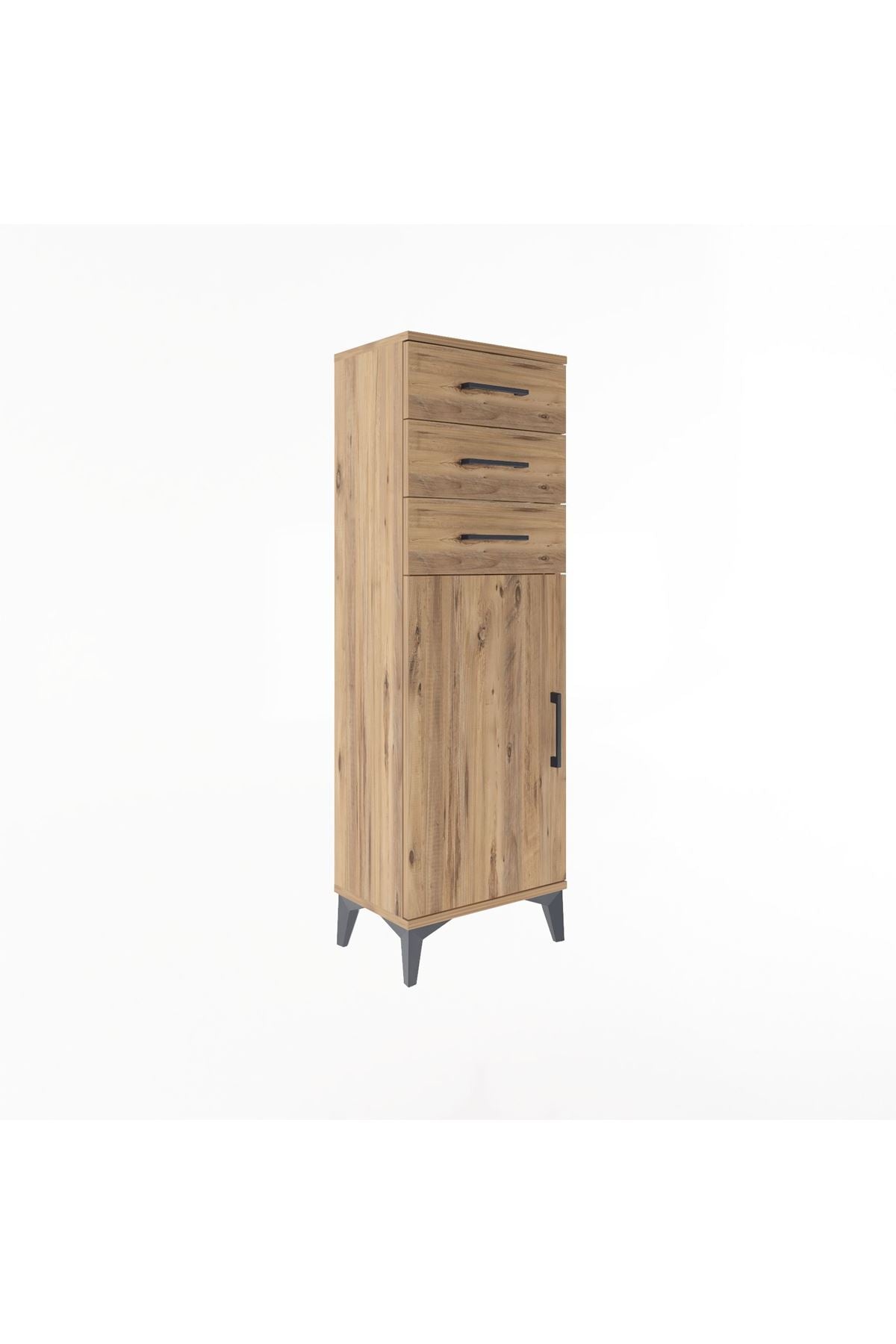 Arges Dolap 3 Çekmeceli Tek Kapaklı 44x30x134 - S16M056V9A