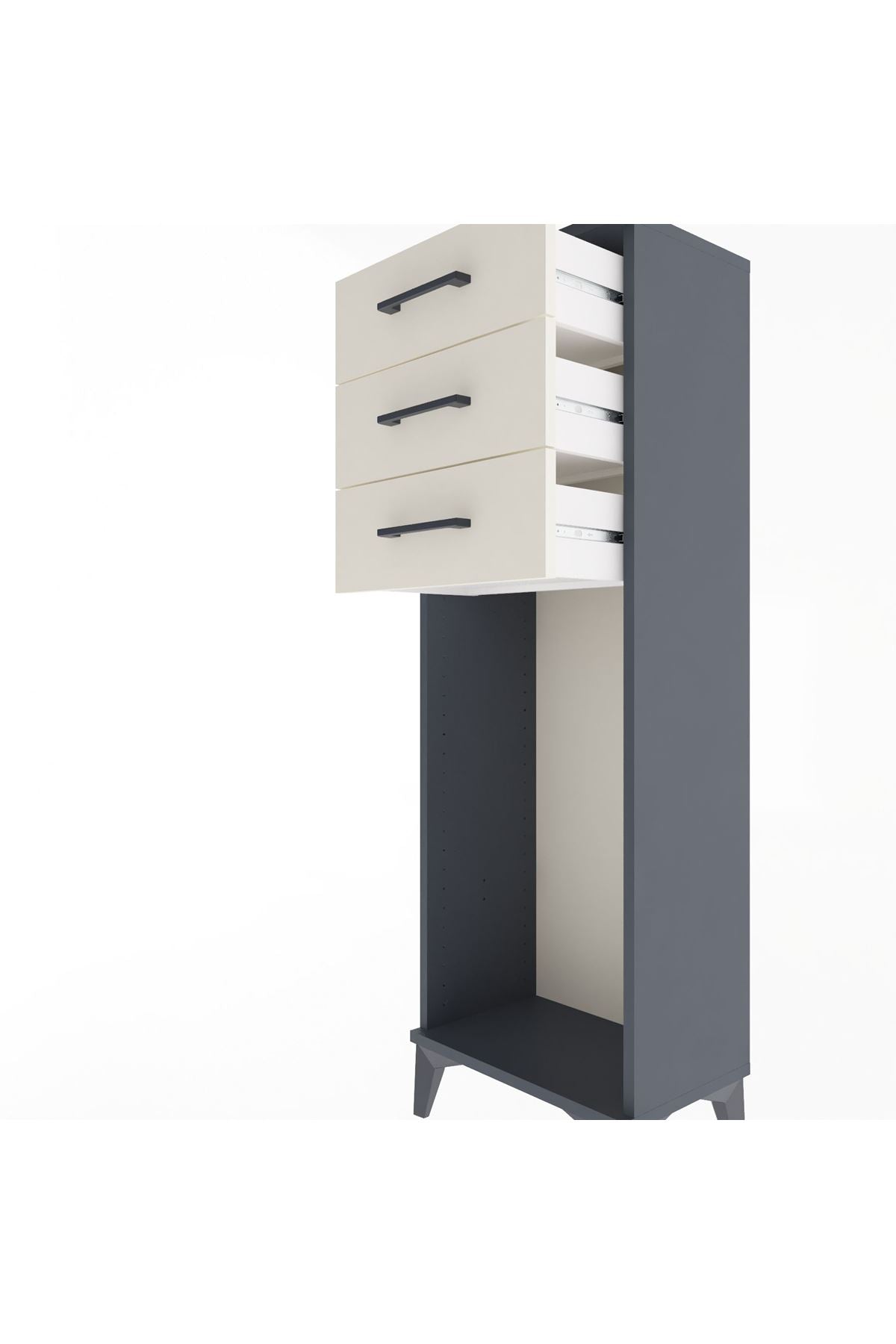 Arges Dolap 3 Çekmeceli 44x30x134 - S16M057V4A