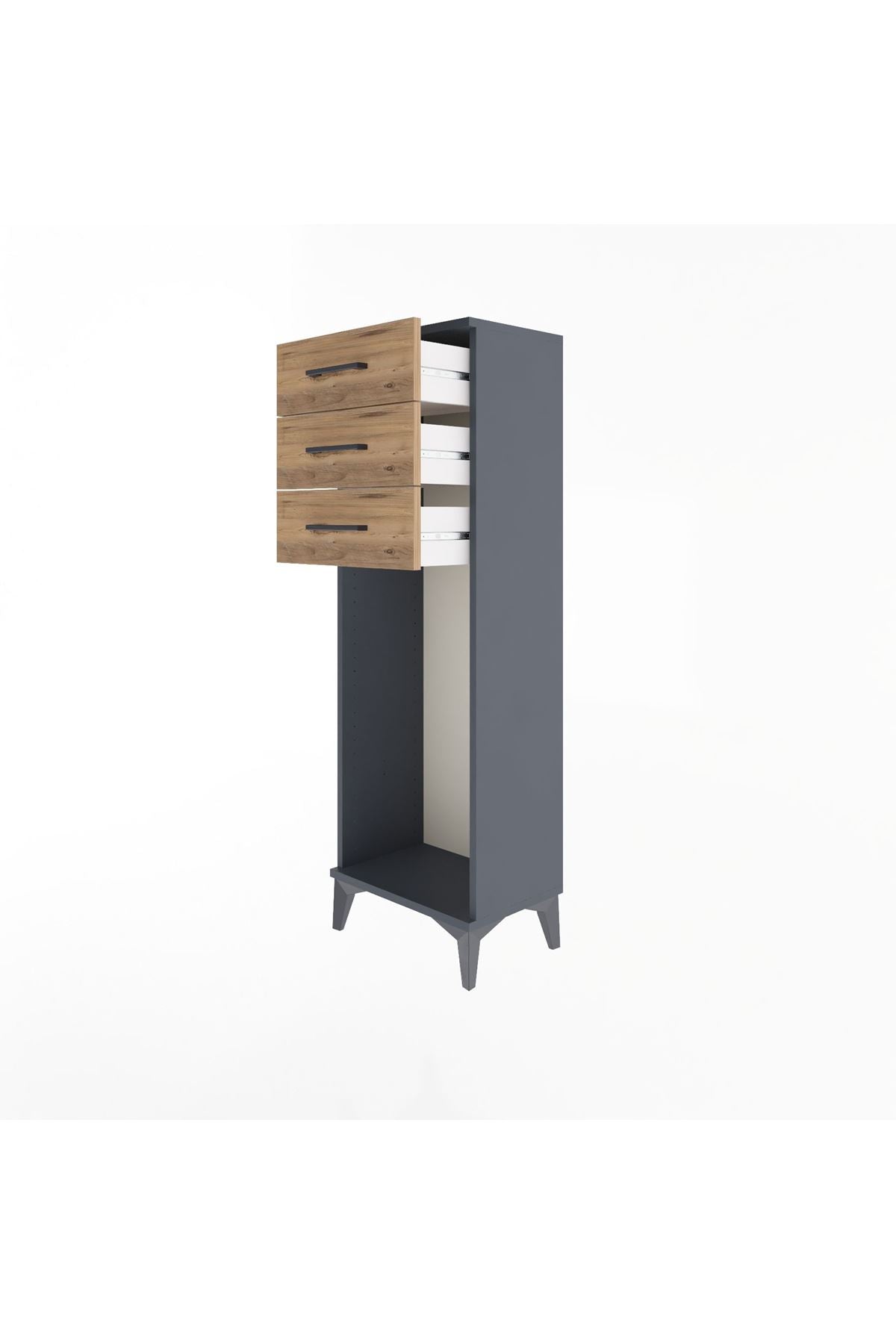 Arges Dolap 3 Çekmeceli 44x30x134 - S16M057V6A