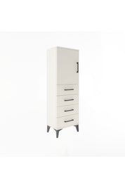 Arges Dolap 2 Raflı 4 Çekmeceli Tek Kapaklı 44x30x134 - S16M058V1A