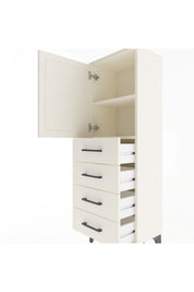 Arges Dolap 2 Raflı 4 Çekmeceli Tek Kapaklı 44x30x134 - S16M058V1A