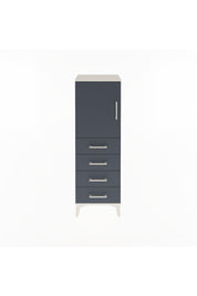 Arges Dolap 2 Raflı 4 Çekmeceli Tek Kapaklı 44x30x134 - S16M058V2A