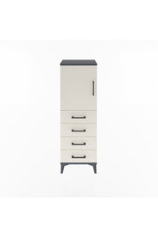 Arges Dolap 2 Raflı 4 Çekmeceli Tek Kapaklı 44x30x134 - S16M058V4A