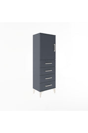 Arges Dolap 2 Raflı 4 Çekmeceli Tek Kapaklı 44x30x134 - S16M058V5A