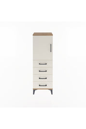 Arges Dolap 2 Raflı 4 Çekmeceli Tek Kapaklı 44x30x134 - S16M058V7A