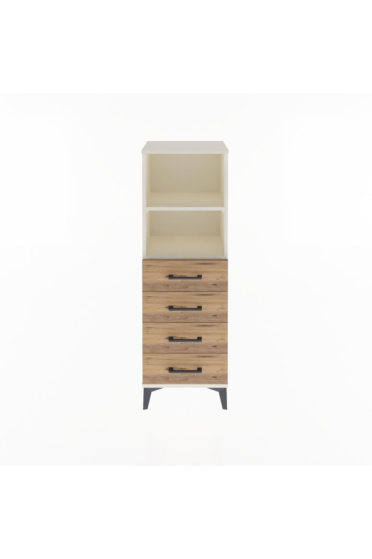 Arges Dolap 2 Raflı 4 Çekmeceli 44x30x134 - S16M059V3A