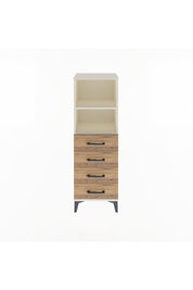 Arges Dolap 2 Raflı 4 Çekmeceli 44x30x134 - S16M059V3A