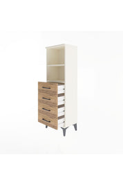 Arges Dolap 2 Raflı 4 Çekmeceli 44x30x134 - S16M059V3A