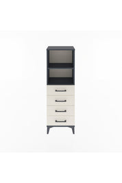 Arges Dolap 2 Raflı 4 Çekmeceli 44x30x134 - S16M059V4A