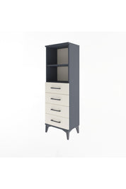 Arges Dolap 2 Raflı 4 Çekmeceli 44x30x134 - S16M059V4A
