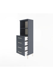 Arges Dolap 2 Raflı 4 Çekmeceli 44x30x134 - S16M059V5A