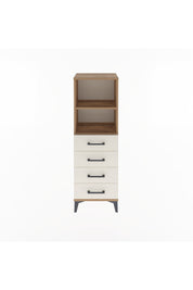 Arges Dolap 2 Raflı 4 Çekmeceli 44x30x134 - S16M059V7A