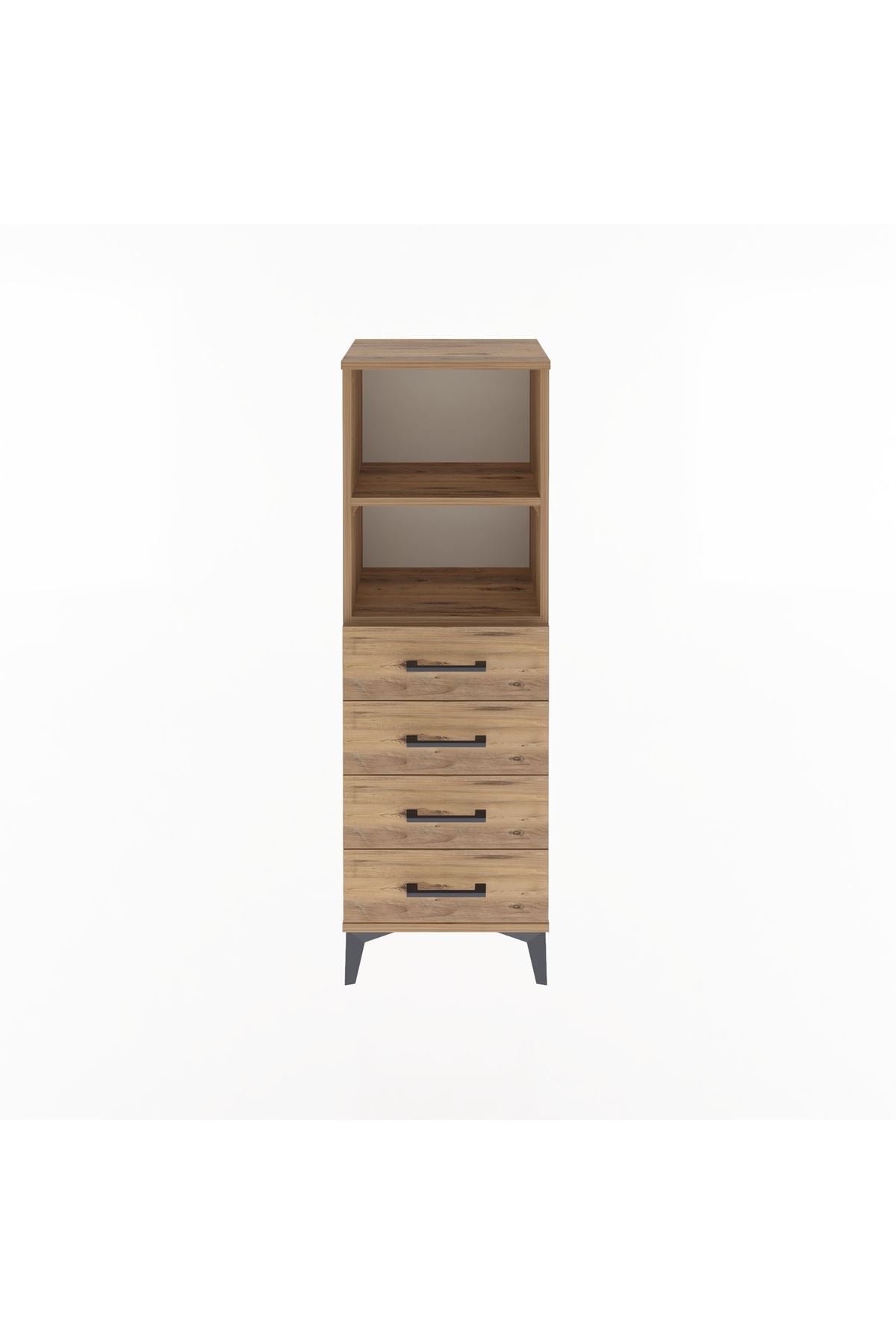 Arges Dolap 2 Raflı 4 Çekmeceli 44x30x134 - S16M059V9A