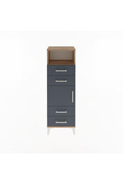 Arges Dolap 2 Raflı 4 Çekmeceli Tek Kapaklı 44x30x134 - S16M060V8A