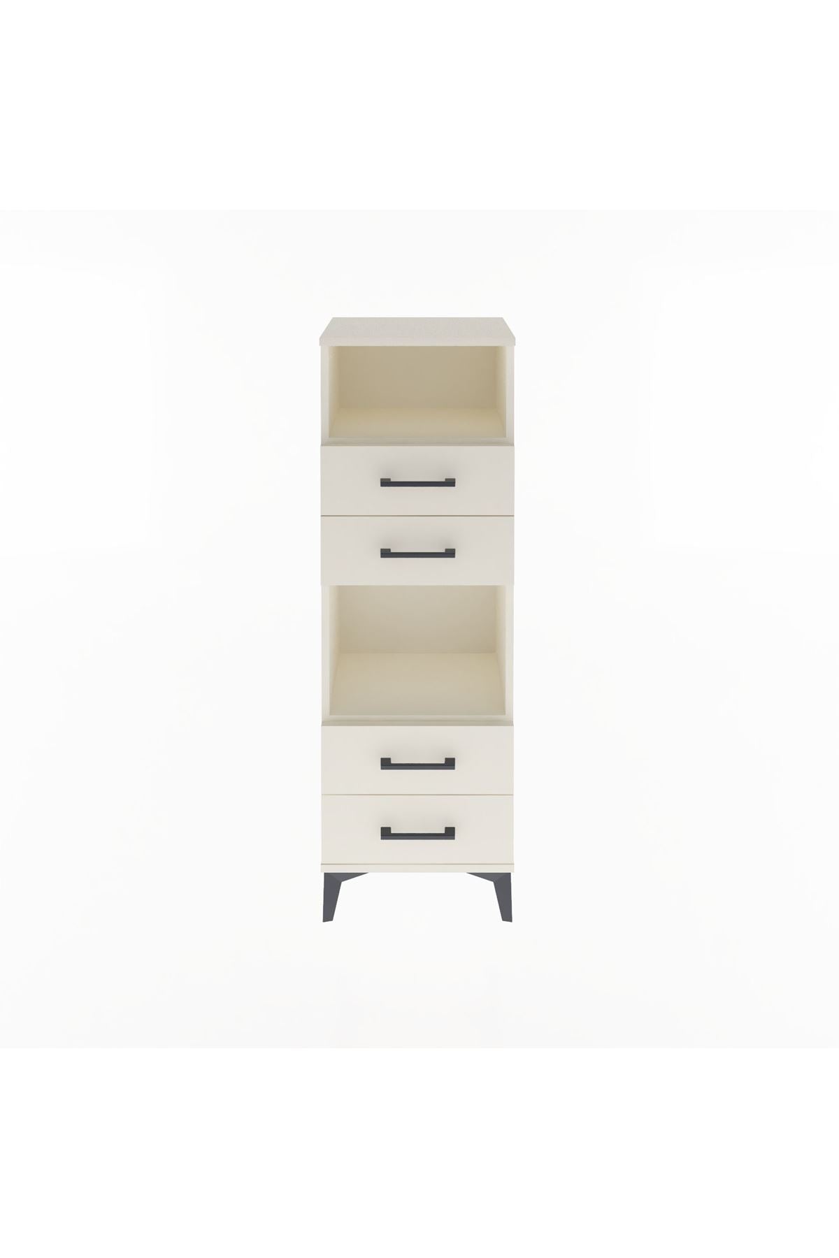 Arges Dolap 2 Raflı 4 Çekmeceli 44x30x134 - S16M061V1A