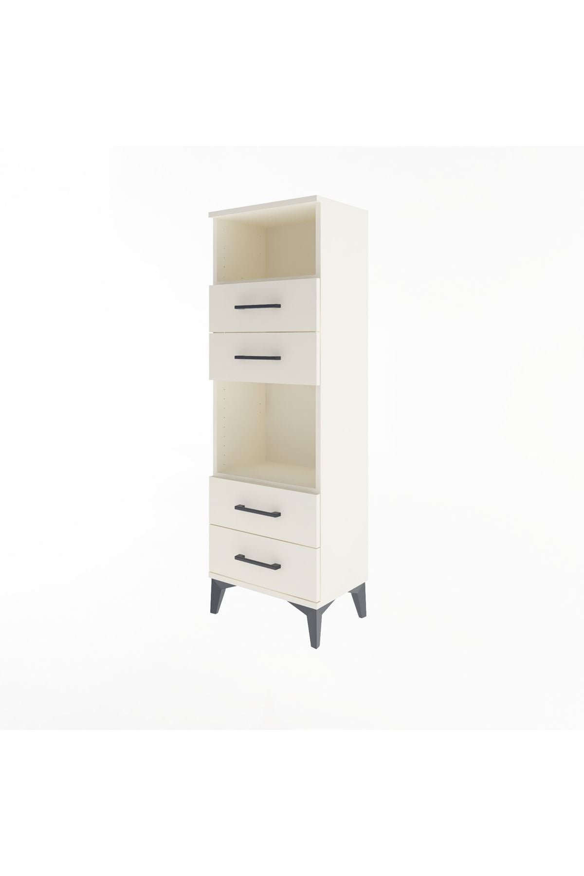 Arges Dolap 2 Raflı 4 Çekmeceli 44x30x134 - S16M061V1A