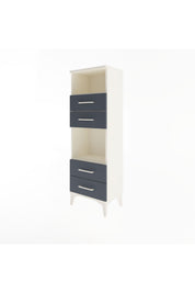 Arges Dolap 2 Raflı 4 Çekmeceli 44x30x134 - S16M061V2A
